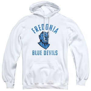 Fredonia State University Official Blue Devils Logo Adult Pull-Over Hoodie - 1 of 4