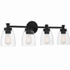 Craftmade Lighting Henning 4 - Light Vanity in  Flat Black - 2 of 4