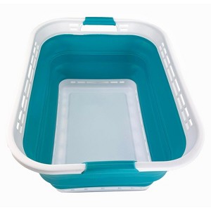 SAMMART 42L (11 gallons) Collapsible Plastic Laundry Hamper/Basket - 1 of 4