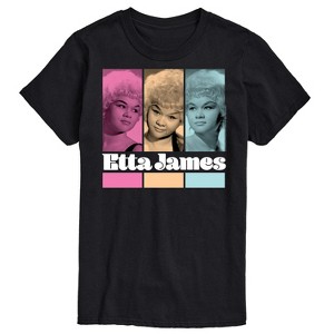 Men's - Etta James - Portrait Grid Short Sleeve Graphic T-Shirt - 1 of 4