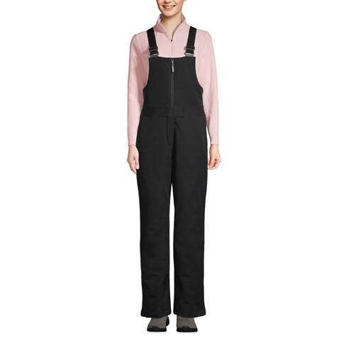 Women's Bib Snow Pants Quilted Overalls Waterproof Suspender