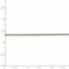 Black Bow Jewelry Sterling Silver 1.75mm Solid Curb Chain Anklet - 4 of 4