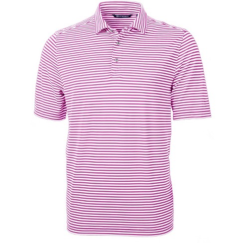 Dry Pique Striped Short-Sleeve Polo Shirt