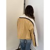 Women's Ivy Faux Leather Biker Jacket - needii - 3 of 3
