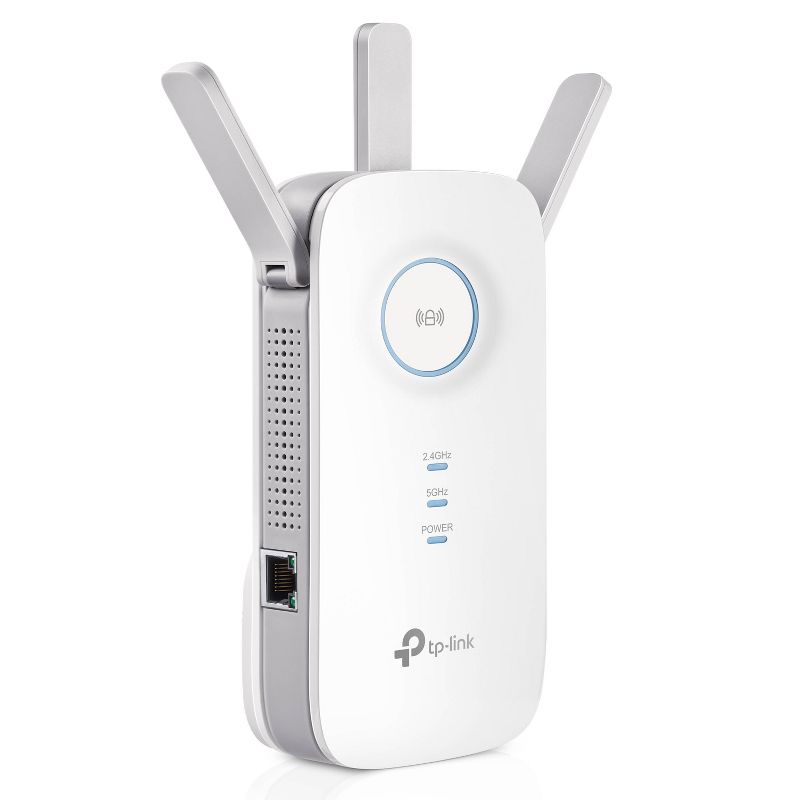 TP-LINK AC1750 Wi-Fi Dual Band Plug In Range Extender - White (RE450), 1 of 13