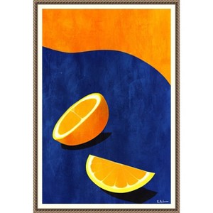 Amanti Art Orange Wedge by Bo Anderson Canvas Wall Art Print Framed 16 x 23-in. - 1 of 4