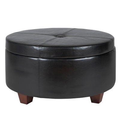 ottoman with storage target