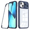 Full Protection With Mobile Phone Protective Film Slide Camera Lens Phone Case For iPhone 14 Plus - 2 of 3