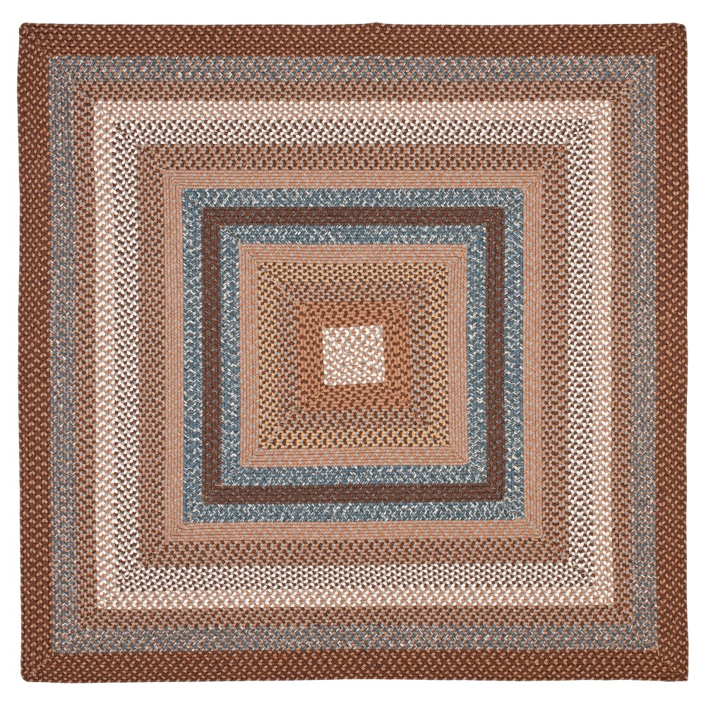 4'x4' Heather Accent Rug Brown - Safavieh