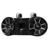 Wet Sounds REV 410 B-FC SA V2 - Black REV410 - Revolution Series Black Dual 10” Tower Speakers, Pair with Silver Aluminum Fixed Clamps - 4 of 4