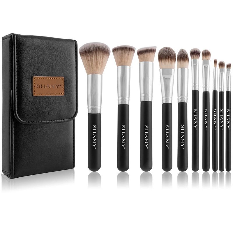 SHANY Black OMBRÉ Pro Essential Makeup Brush Set  - 10 pieces, 1 of 5