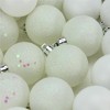 Northlight Shatterproof 4-Finish Christmas Ball Ornaments 1.5" (40mm) - White - 96ct - 2 of 3