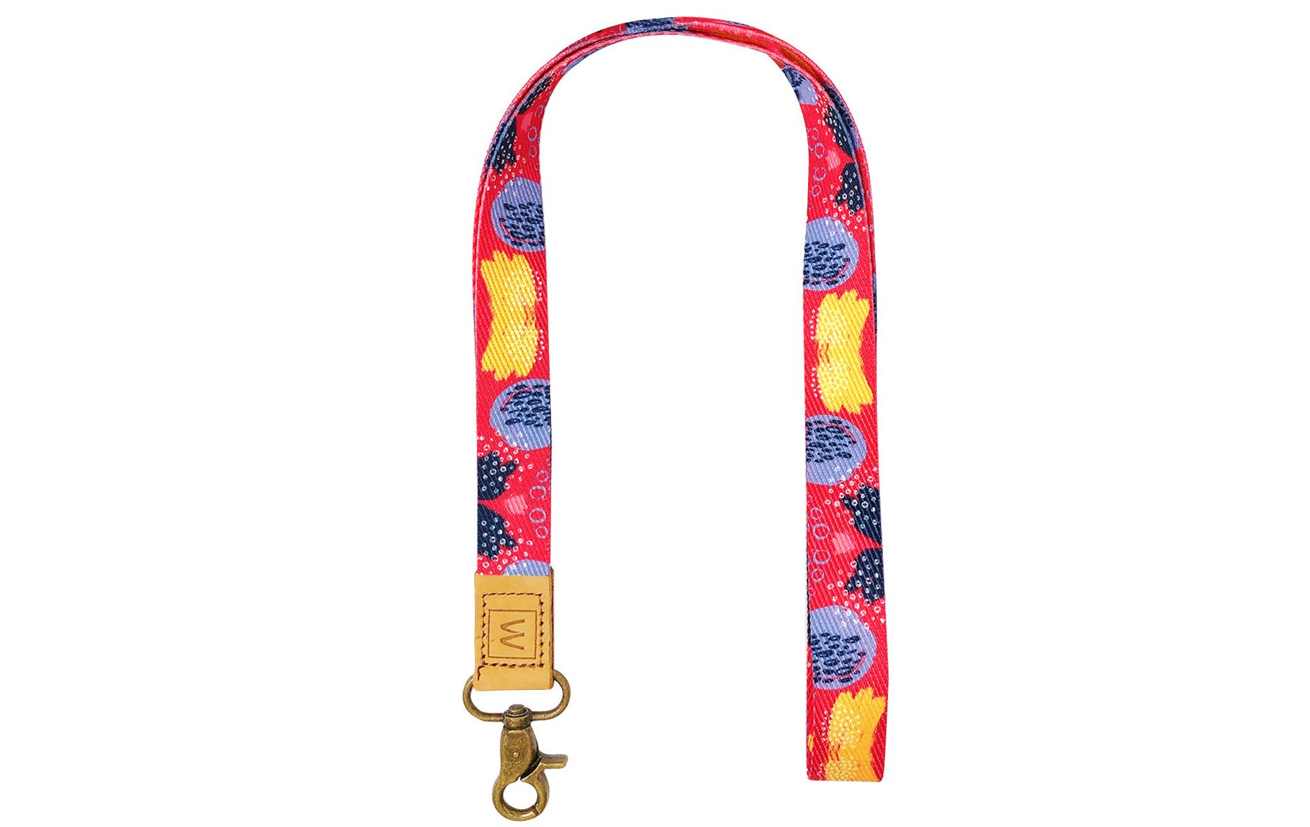 Wrapables Lanyard Keychain and ID Badge Holder, Abstract 2
