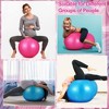 Toyzone World Exercise Peanut Yoga Ball Pink - 3 of 3