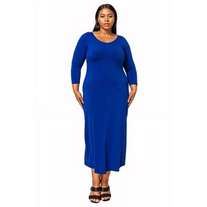 L I V D Women's Ashe Scoop Neck Maxi - 1 of 3