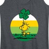 Women's - Peanuts - Woodstock Shamrock Graphic Racerback Tank - 2 of 4