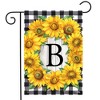 Briarwood Lane Everyday Garden Flag 12x18 For Outdoor Sunflowers Monogram B Garden Flag Flags For Outside - 2 of 4
