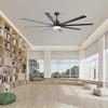 VACZON 84" Black Modern Industrial LED Ceiling Fan with Lights and Remote - 2 of 4