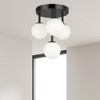Dainolite Megallan 4 - Light Flush Mount in  Matte Black - 2 of 4