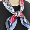 Wrapables Satin Neckerchief Square Scarf 26.5 x 26.5 Inches, Passion Roses - 3 of 4