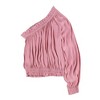 bar III Womens Solid One Shoulder Blouse - 2 of 2