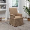 Classic Covered Dining Arm Chair - WOVENBYRD - 2 of 4