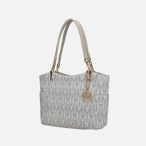 MKF Collection Braylee M Signature Tote Bag Vegan Leather Handbag with Spacious Design by Mia K - 1 of 4