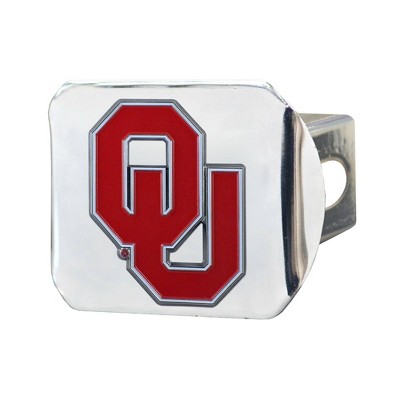NCAA University of Oklahoma Sooners Metal Emblem Hitch Cover