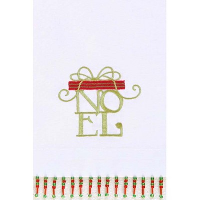 C&F Home Noel Beaded Guest Towel