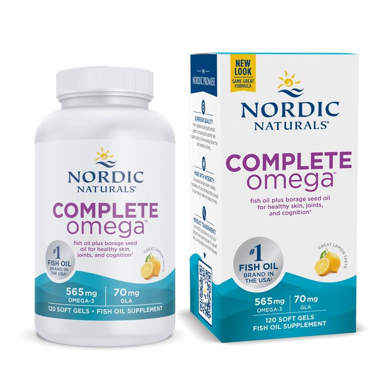 Nordic Naturals Complete Omega Lemon - Support Healthy Skin, Joints & Cognition, 1 of 4