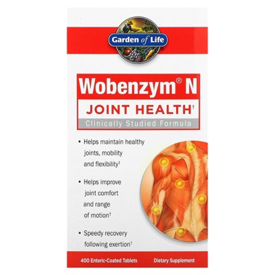 Wobenzym N Joint Health, 400 Enteric-Coated Tablets
