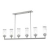 Livex Lighting Hillcrest 6 - Light Chandelier in  Brushed Nickel - 3 of 4