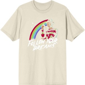 A Nightmare On Elm Street Follow Your Dreams Men's Crew Neck Short Sleeve Tee - 1 of 2