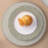 Noritake Infinity Green Platinum Set of 4 Dinner Plates - 4 of 4