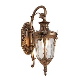 YIYIBYUS Waterproof and Antirust Outdoor Wall Lamp Glass Shade - 1 of 4