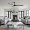 Parrot Uncle 100" Black Industrial Propeller Ceiling Fans with Remote - 3 of 4