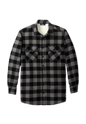 KingSize Men's Big & Tall Fleece High Pile Fleece Shirt Jacket