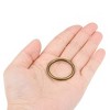 Unique Bargains Zinc Alloy Craft DIY Accessories Hardware Bag Belt O-Ring Buckles 10 Pcs - 3 of 3