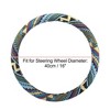 Unique Bargains Trucks SUV Steering Wheel Cover Multicolor 16 Inch 1Pc - 3 of 4