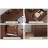 Zstar 12 Drawer Dresser & Chest of Drawers for Bedroom, 61" Wide Wood Storage Cabinet with Power Outlet - 4 of 4