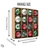 16pc Chic Christmas Decor Ornament Ball Bundle, Natural World Bauble Set| OrnamentallyYou - 4 of 4