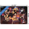 Trends International One Piece: Wano Country - Group Attack Unframed Wall Poster Print Clear Push Pins Bundle 14.725" x 22.375" - 3 of 4