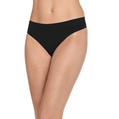 Jockey Women's Ecoseamfree Thong Xs Black : Target