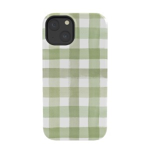 Ninola Design Watercolor Gingham Salad GreenSnap iPhone Case - Society6 - 1 of 1