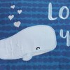 Lambs & Ivy Oceania Decorative Throw Pillow - Blue Ocean Whale - 2 of 3