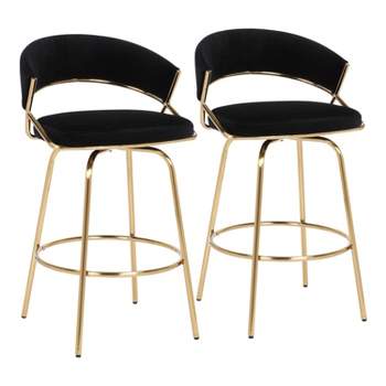 Set of 2 Jie Counter Height Barstools - LumiSource