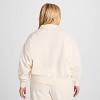 Champion Women's Long Sleeve Fleece 1/4 Snap Cropped Pullover - 2 of 4