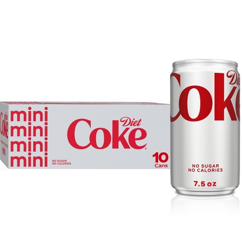 Diet Coke - 10pk/7.5 fl oz Mini-Cans - image 1 of 4
