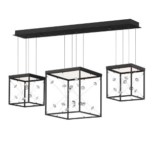 ET2 Lighting Entanglement 1 - Light Island Pendant Light in  Black - 1 of 2