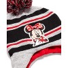 Disney Girls Minnie Mouse Winter Hat and 2 Pair Mitten or Glove Set (Toddler/Little Girl) - 4 of 4